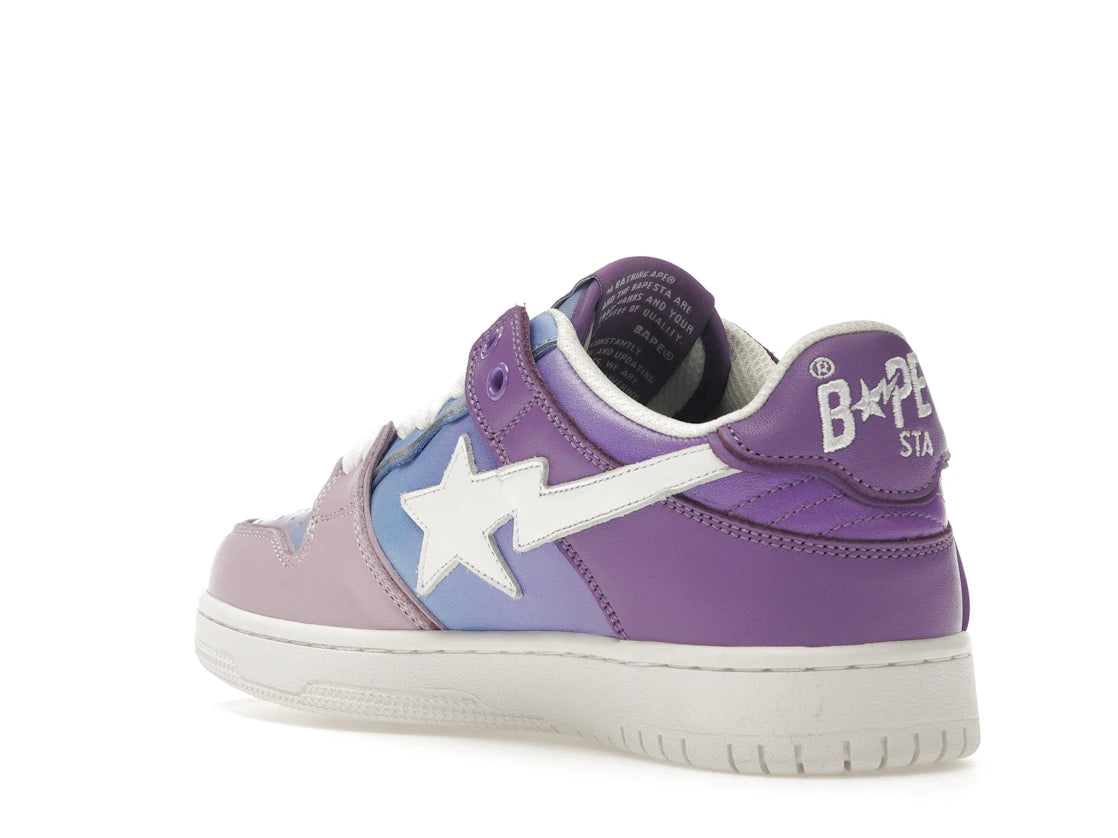 A Bathing Ape Bape SK8 Sta Purple Gradient - vue secondaire B