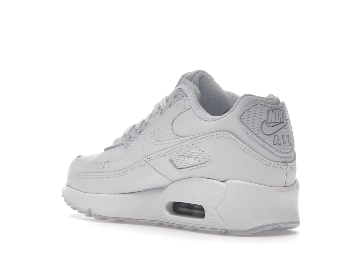 Nike Air Max 90 Recraft Triple White (GS) - vue secondaire B