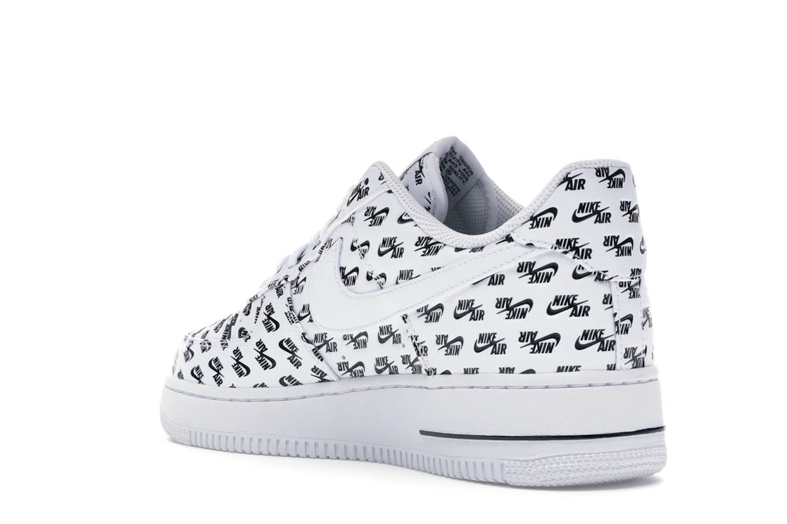Nike Air Force 1 Low All Over Logo White - vue secondaire B