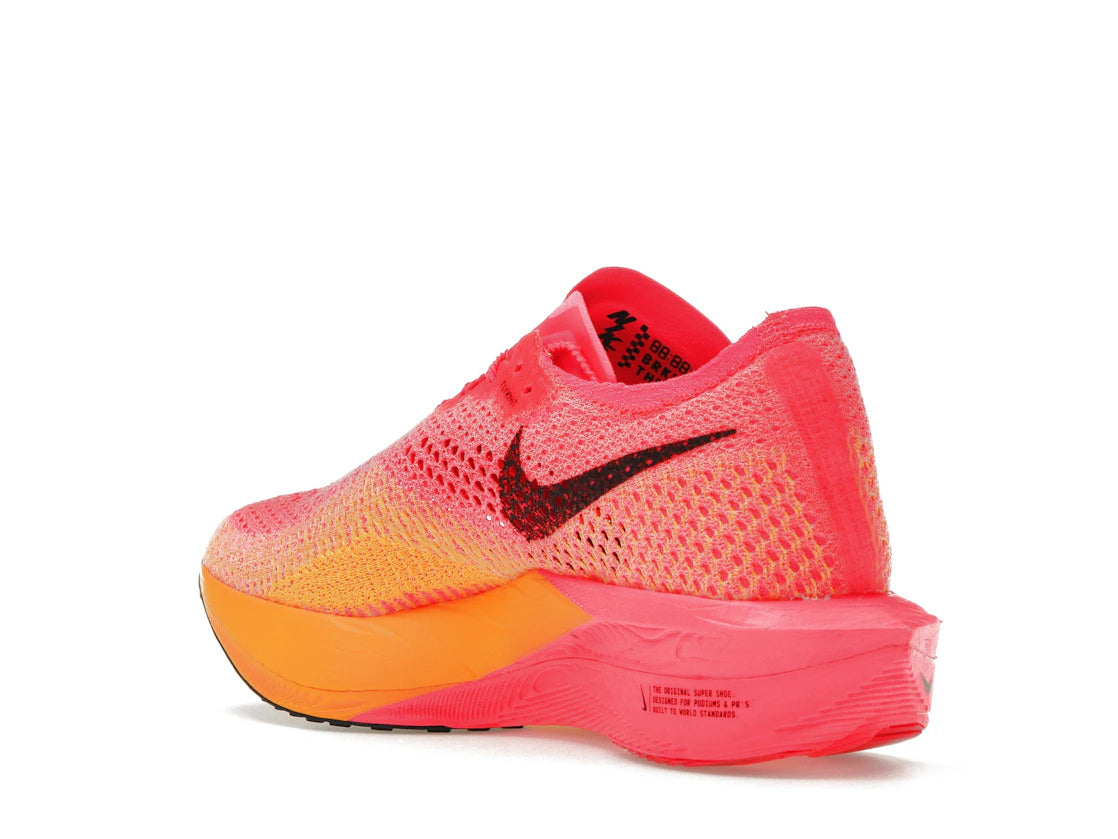 Nike ZoomX Vaporfly 3 Hyper Pink Laser Orange (Women's) - vue secondaire B