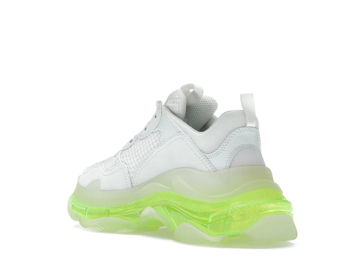 Balenciaga Triple S Clear Sole White Fluo Yellow (Women's) - vue secondaire B