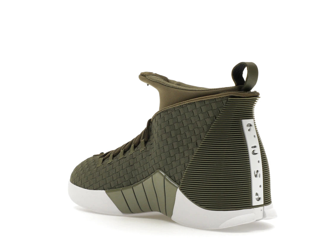 Jordan 15 Retro PSNY Woven Olive - vue secondaire B
