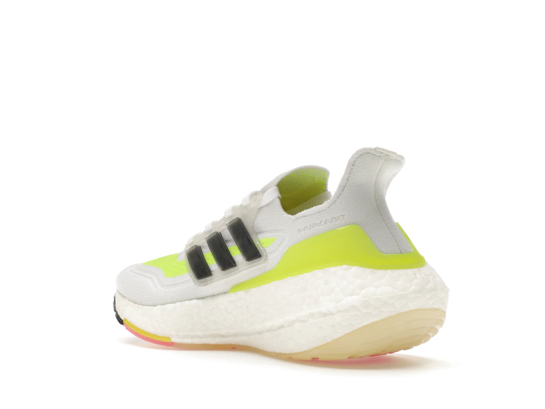 adidas Ultra Boost 21 White Solar Green (Women's) - vue secondaire B