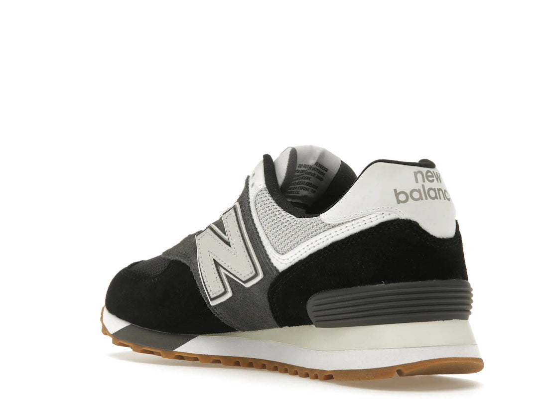 New Balance 574 Grey Black White (Women's) - vue secondaire B
