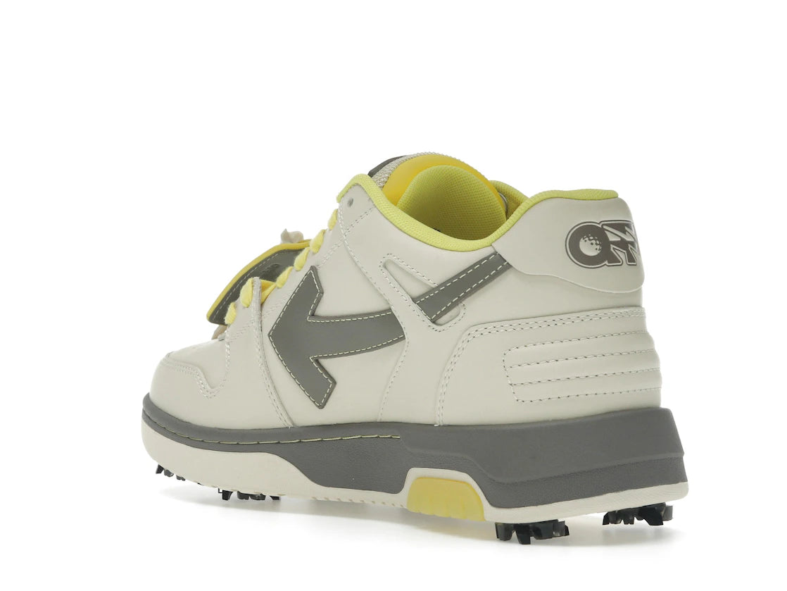 OFF-WHITE Out Of Office OOO Low Tops Golf Paris Hilinski Gray Yellow - vue secondaire B