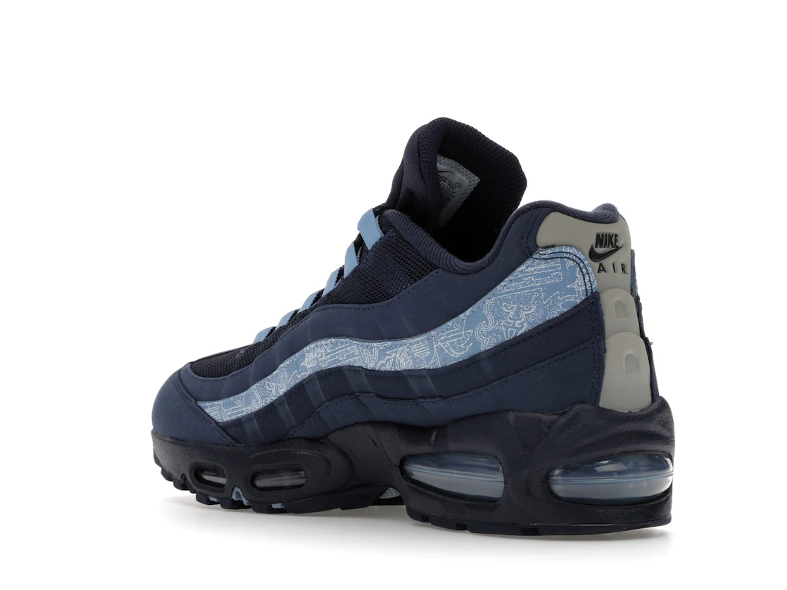 Nike Air Max 95 SE Big Bubble Obsidian Work Blue - vue secondaire B