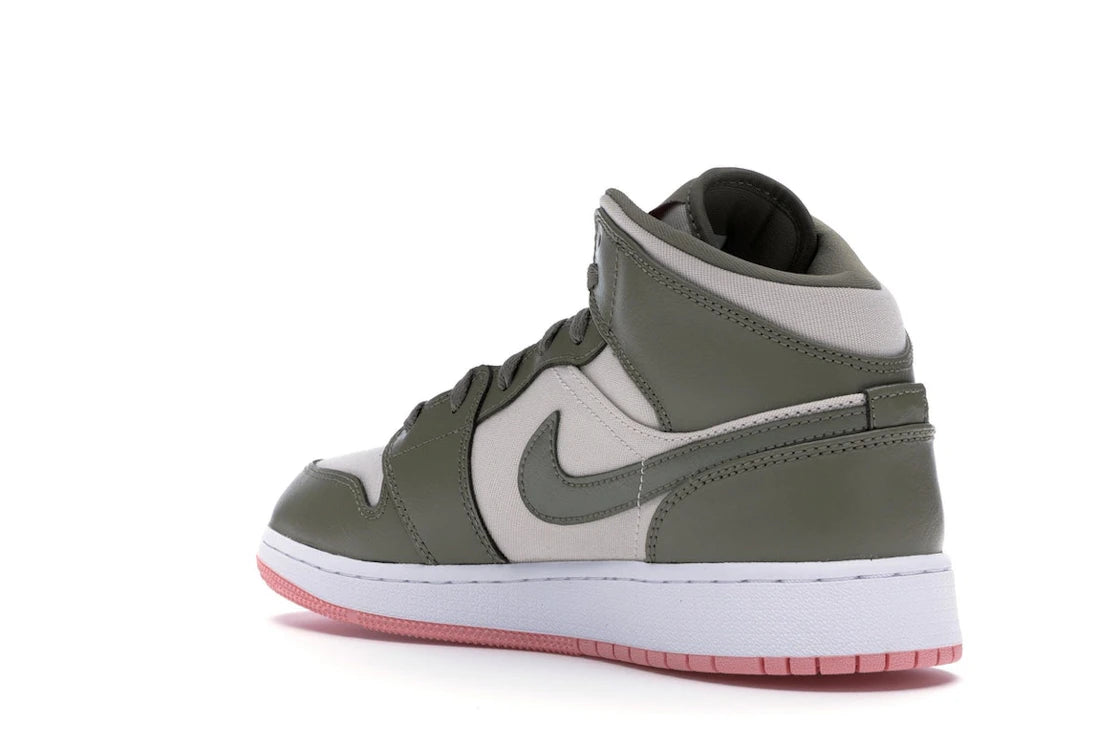 Jordan 1 Mid Trooper Bleached Coral (GS) - vue secondaire B