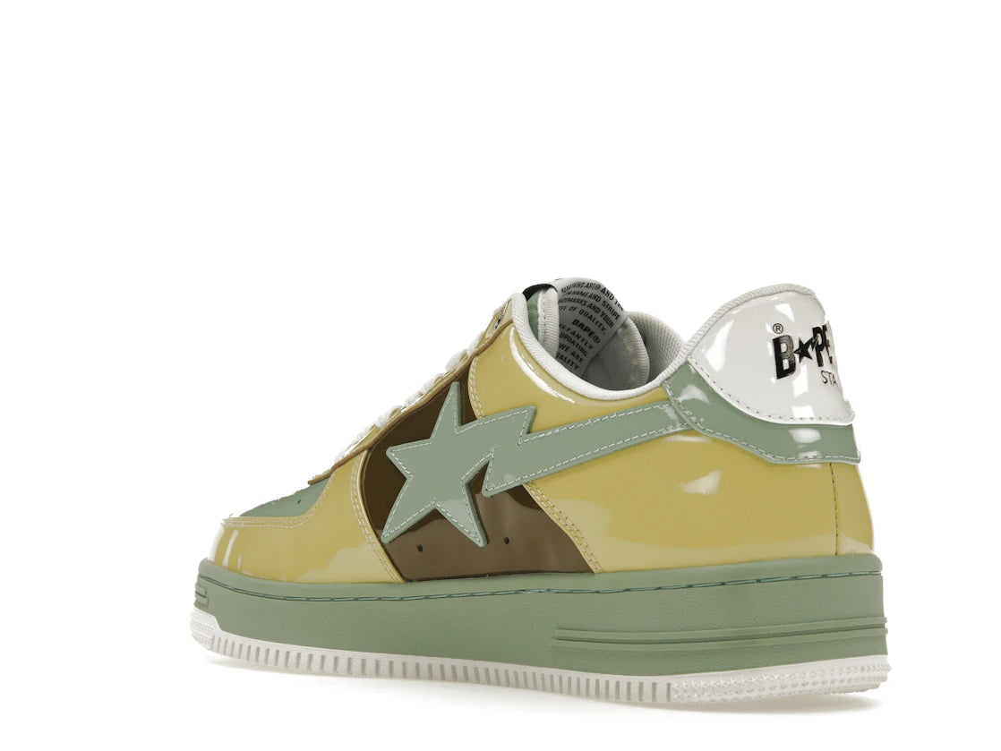 A Bathing Ape Bape Sta Nostalgic Yellow Green - vue secondaire B