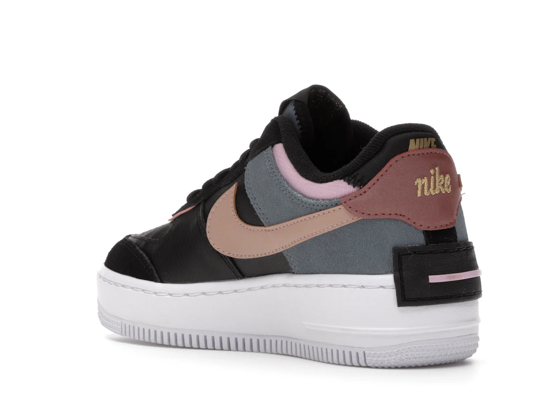 Nike Air Force 1 Low Shadow Black Light Arctic Pink Claystone Red (Women's) - vue secondaire B