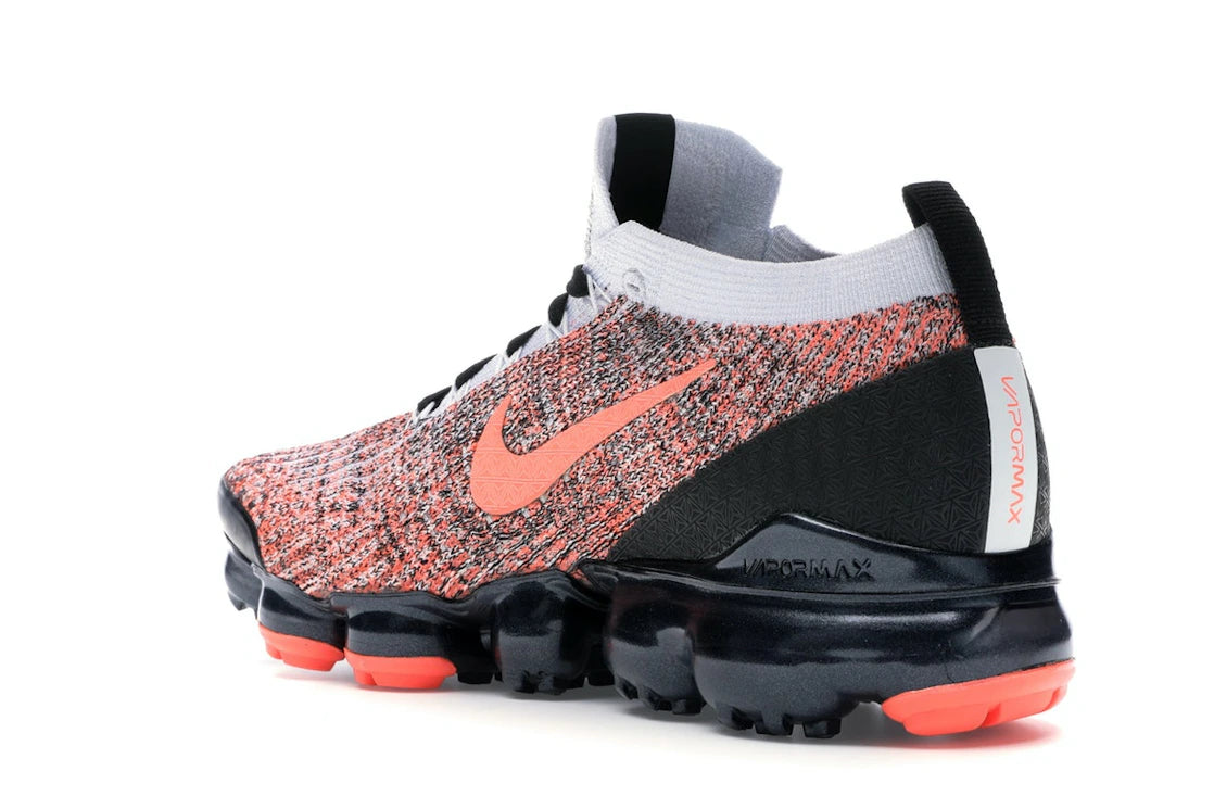 Nike Air VaporMax Flyknit 3 Bright Mango Pure Platinum - vue secondaire B