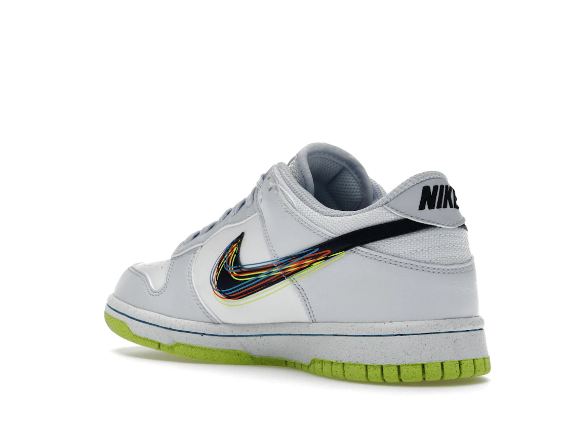 Nike Dunk Low 3D Swoosh Grey (GS) - vue secondaire B