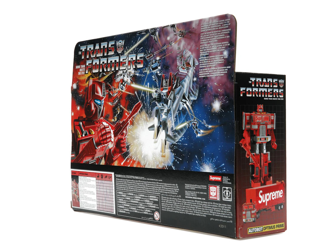 Supreme Transformers G1 Optimus Prime Figure Red - vue secondaire B