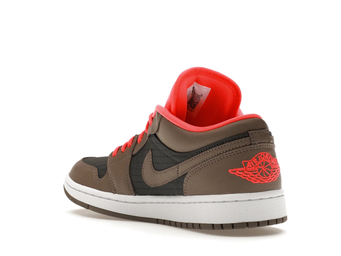 Jordan 1 Low SE Newsprint Olive Grey (Women's) - vue secondaire B