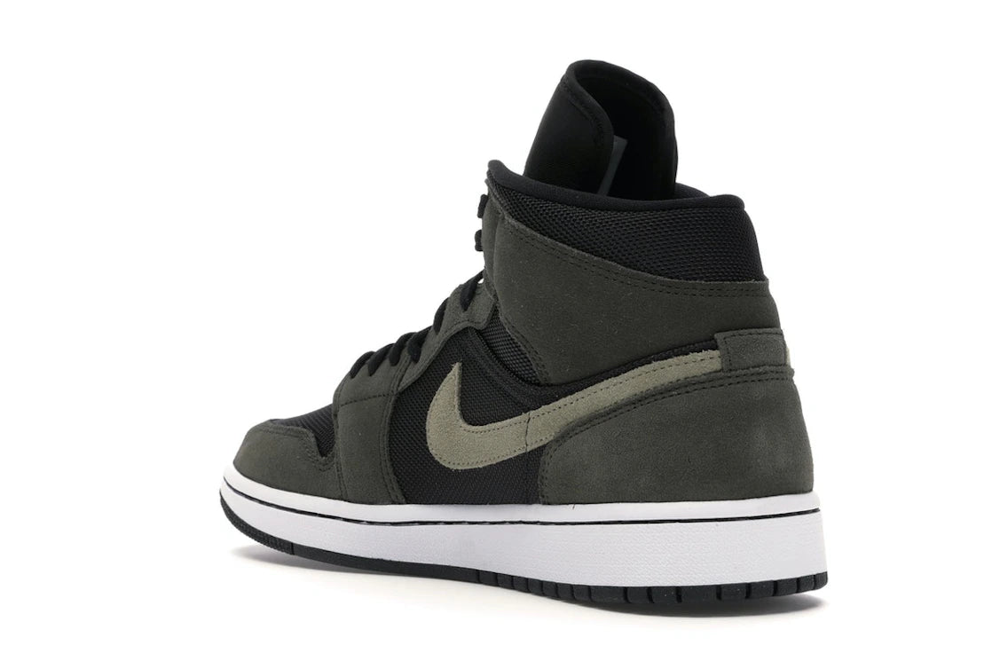 Jordan 1 Mid Military Olive (Women's) - vue secondaire B