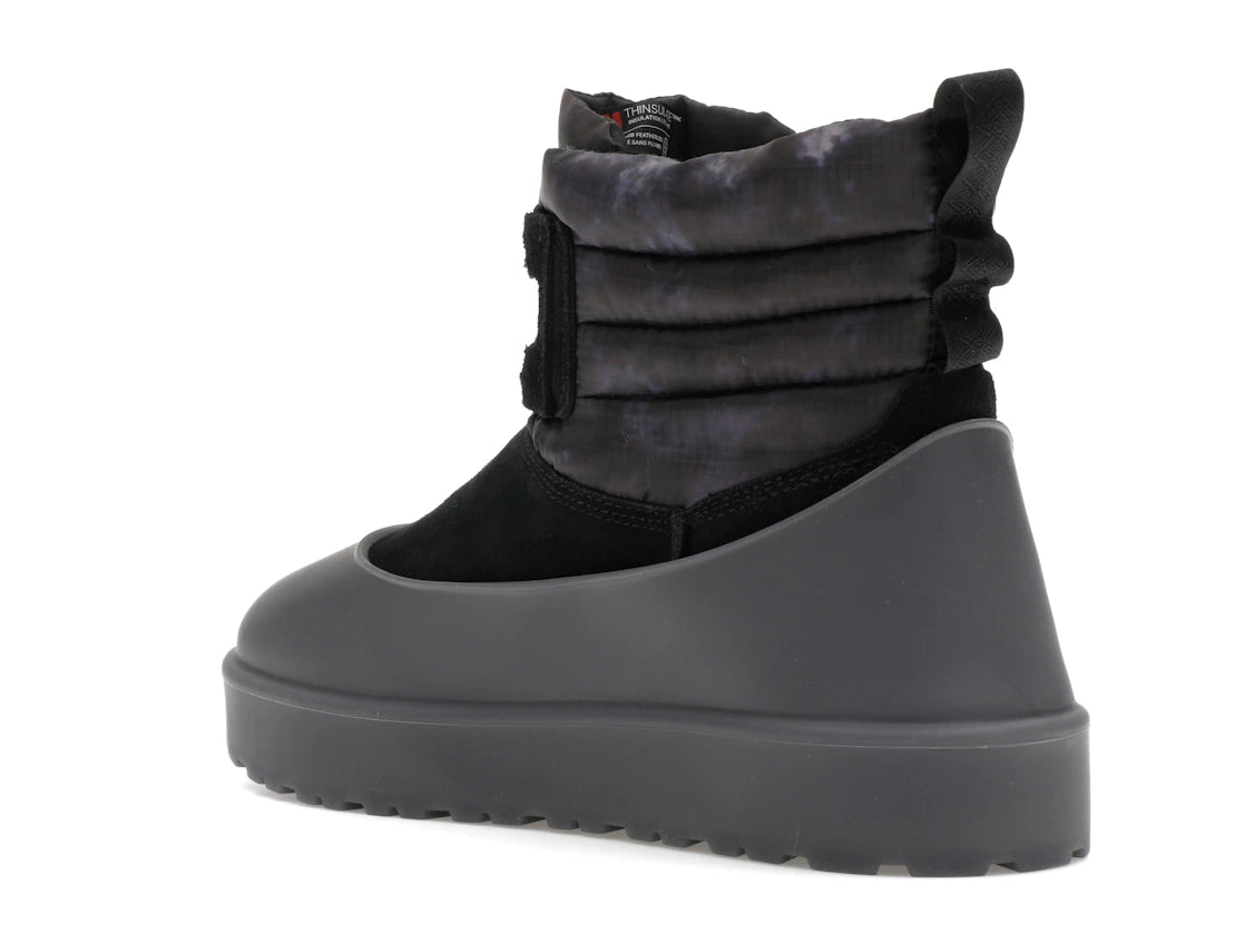 UGG Classic Mini Lace WEA Smokescreen Boot Black - vue secondaire B