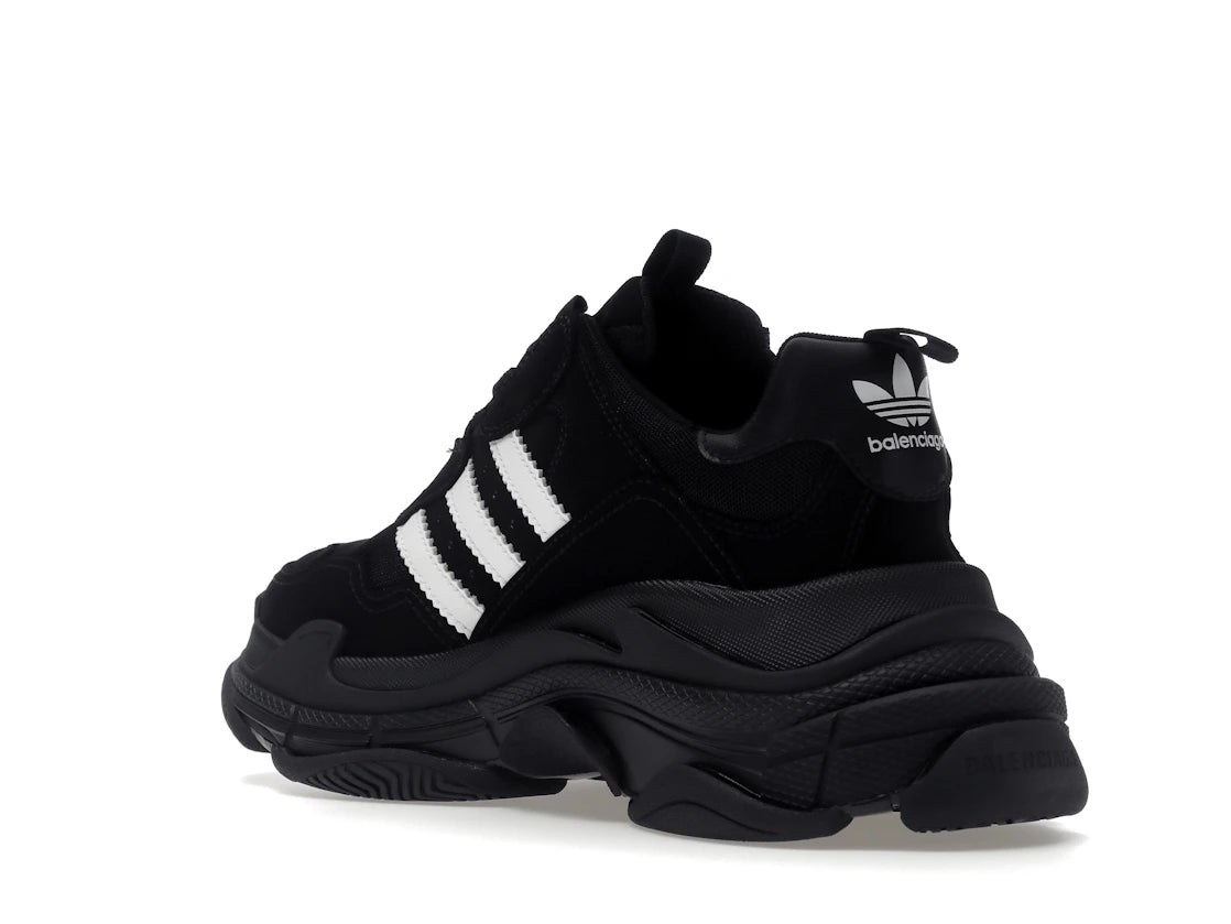 Balenciaga x adidas Triple S Black White (Women's) - vue secondaire B