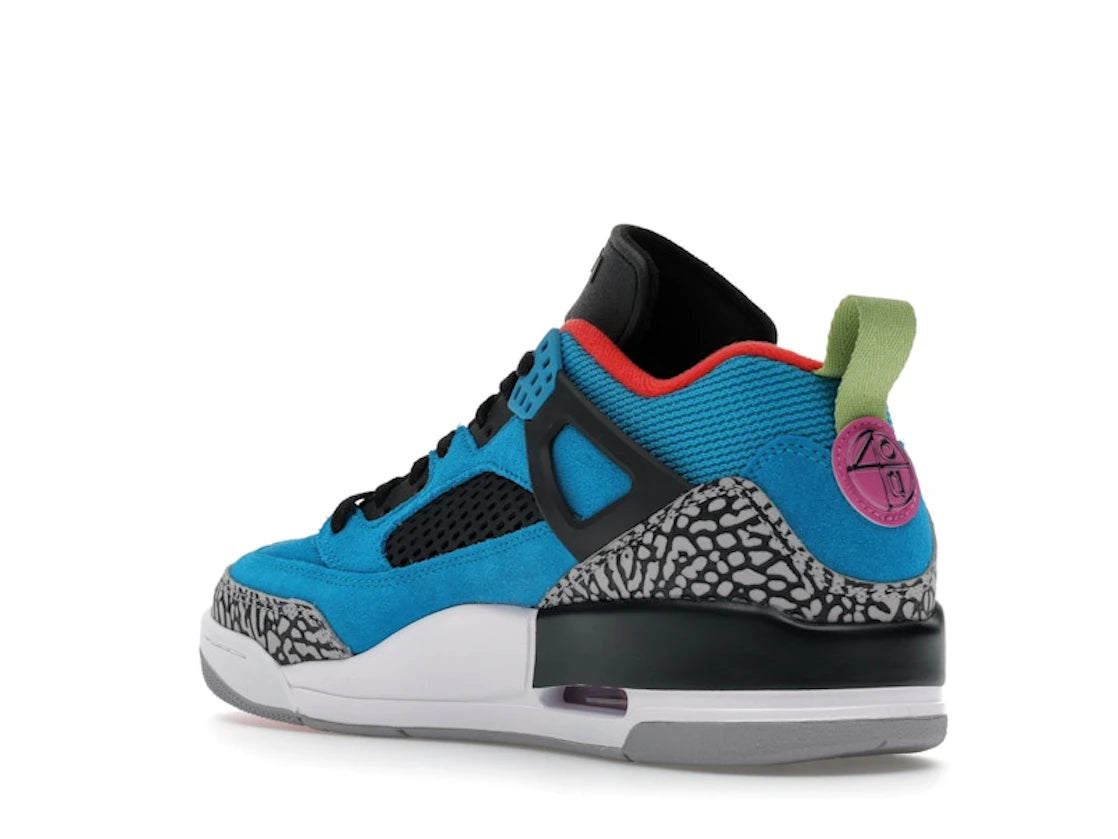 Jordan Spizike Low Neo Turquoise Light Crimson - vue secondaire B