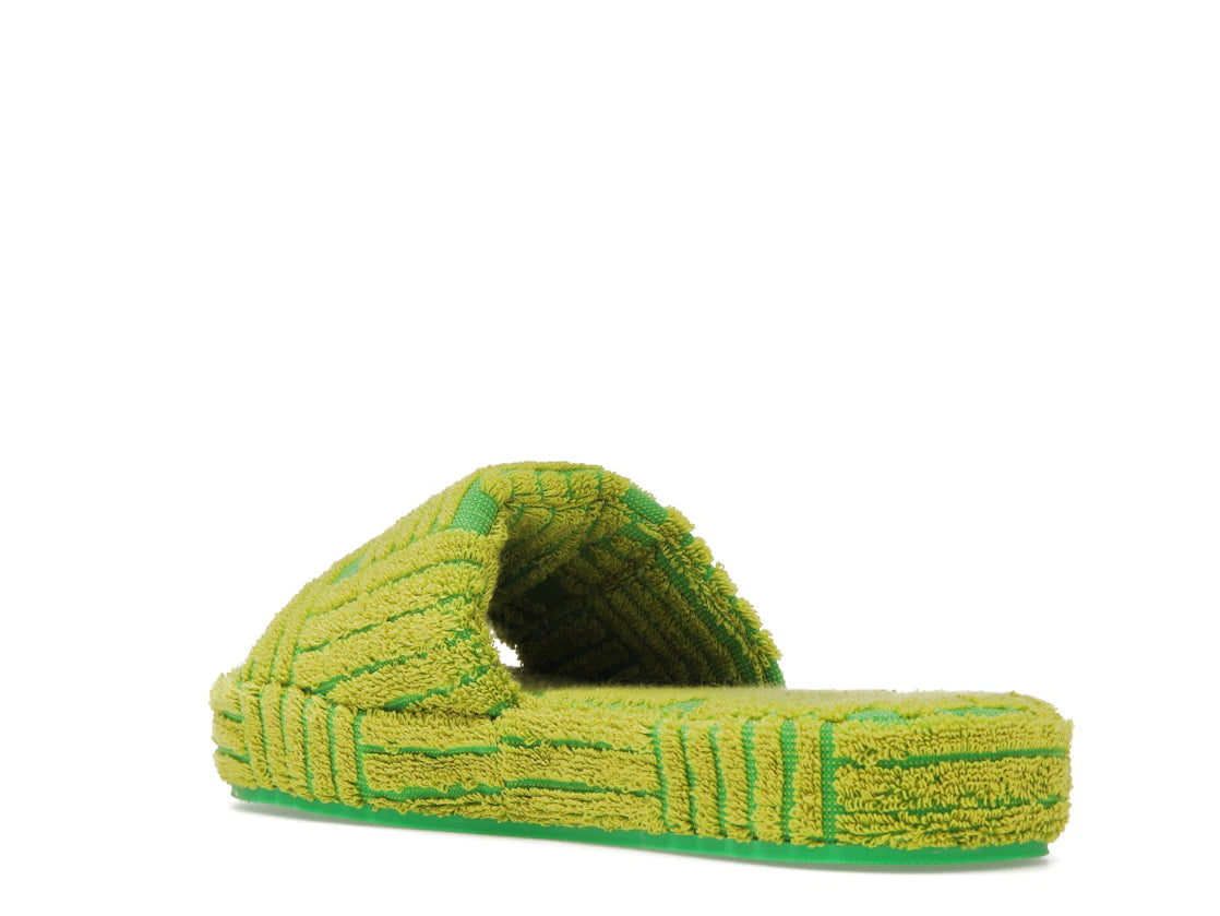 Bottega Veneta Resort Geometric Sandal Parakeet Kiwi - vue secondaire B