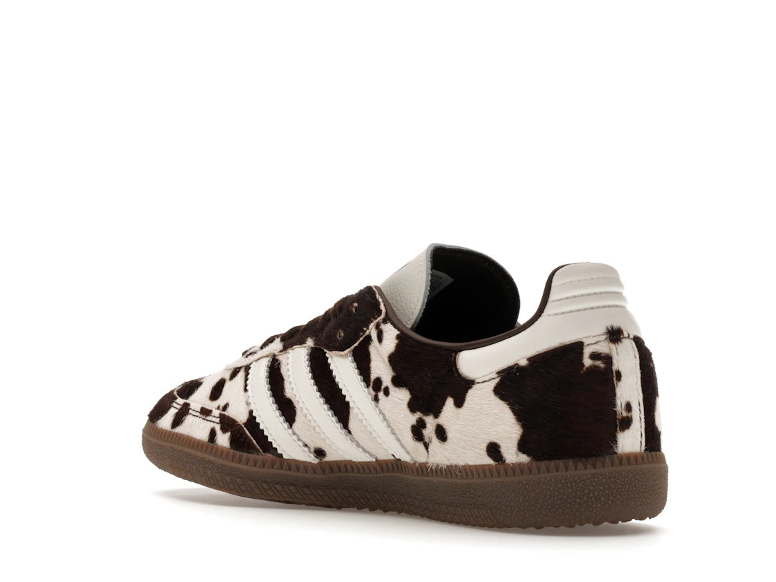 adidas Samba OG Cow Print Dark Brown White (Women's) - vue secondaire B