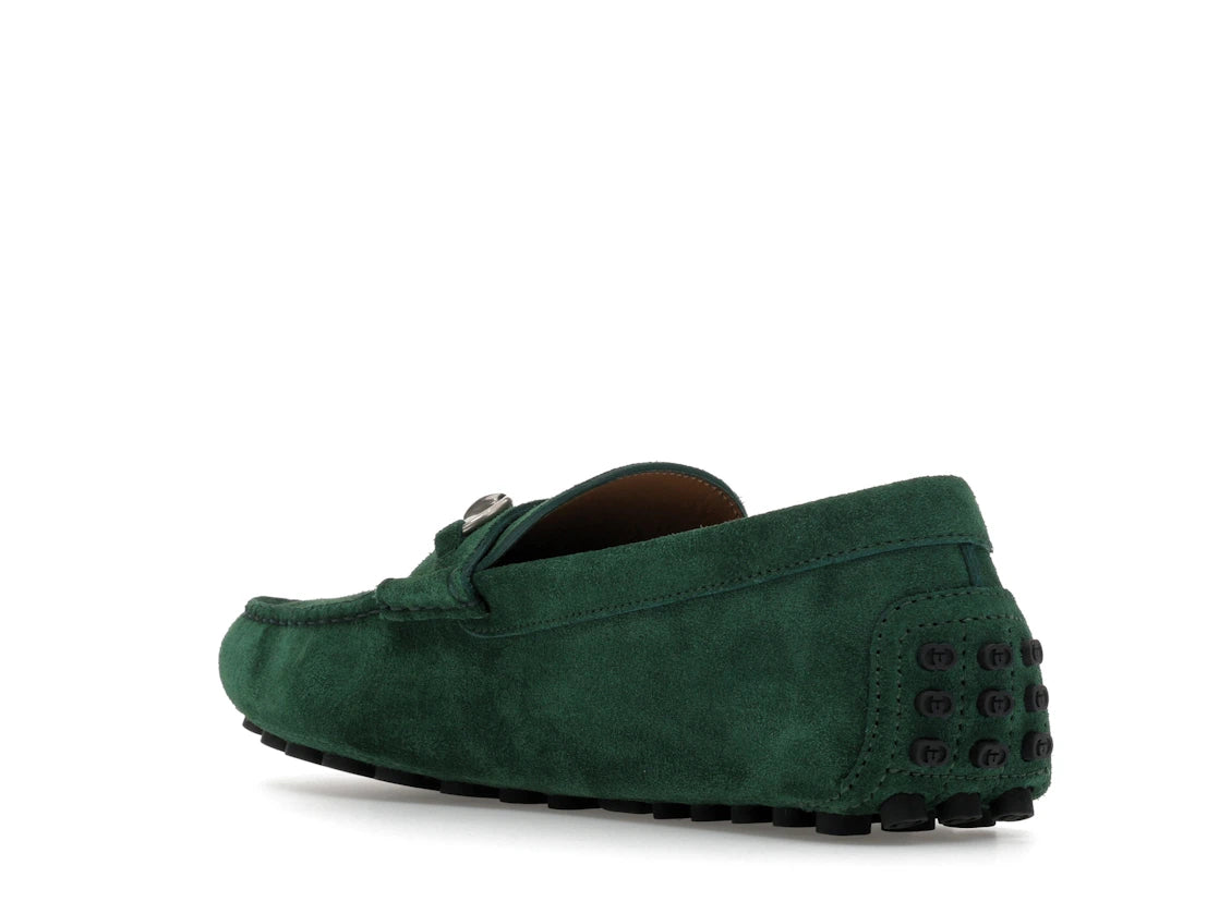 Gucci Driver Loafers Horsebit Green - vue secondaire B