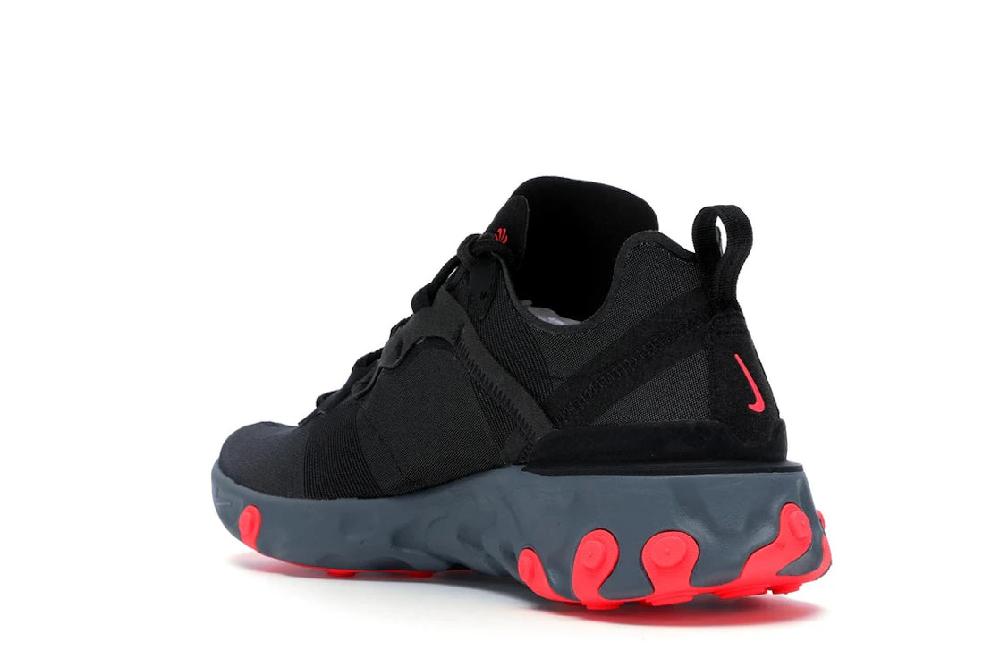 Nike React Element 55 Black Solar Red - vue secondaire B