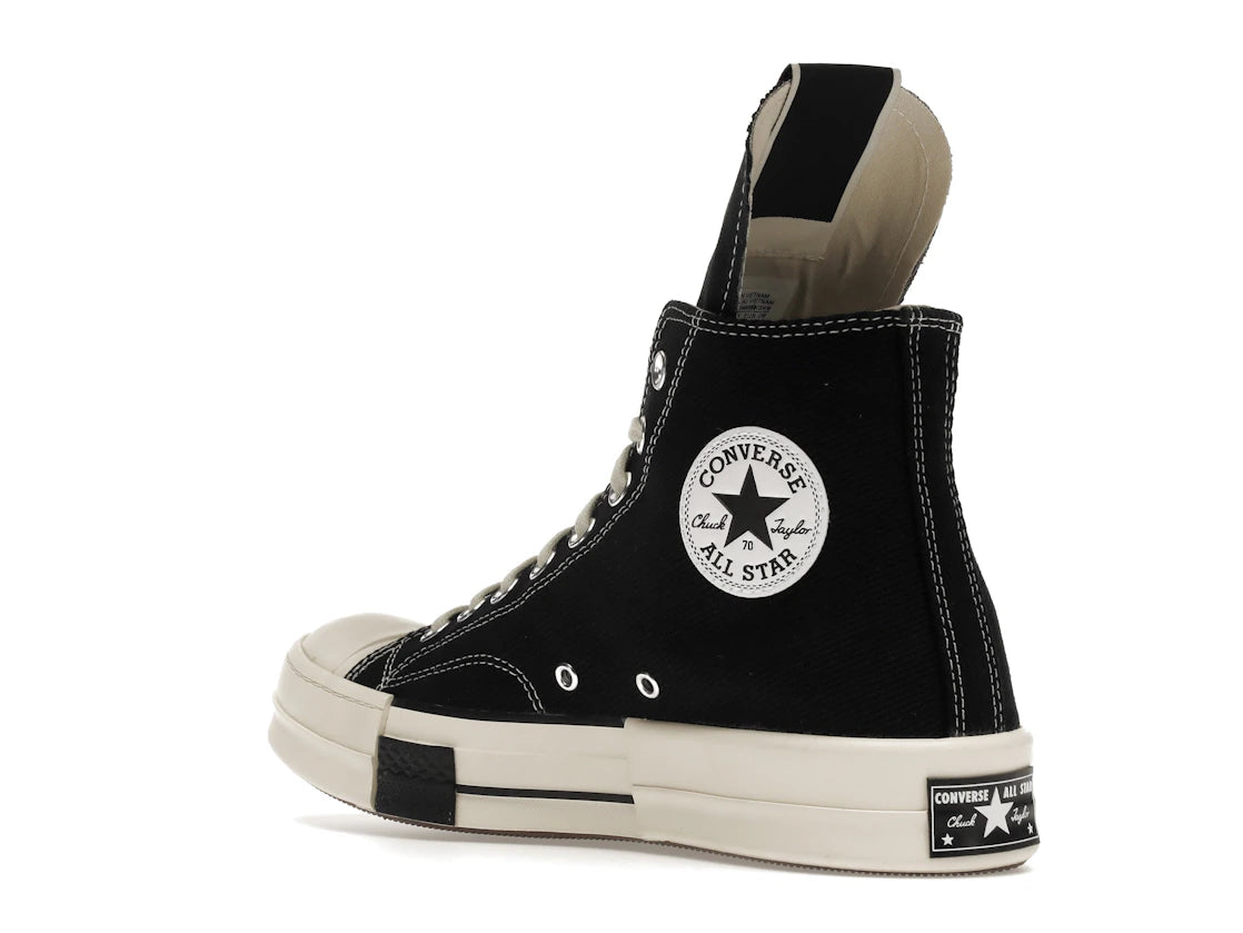 Converse DRKSTAR Hi Rick Owens DRKSHDW Black Egret - vue secondaire B