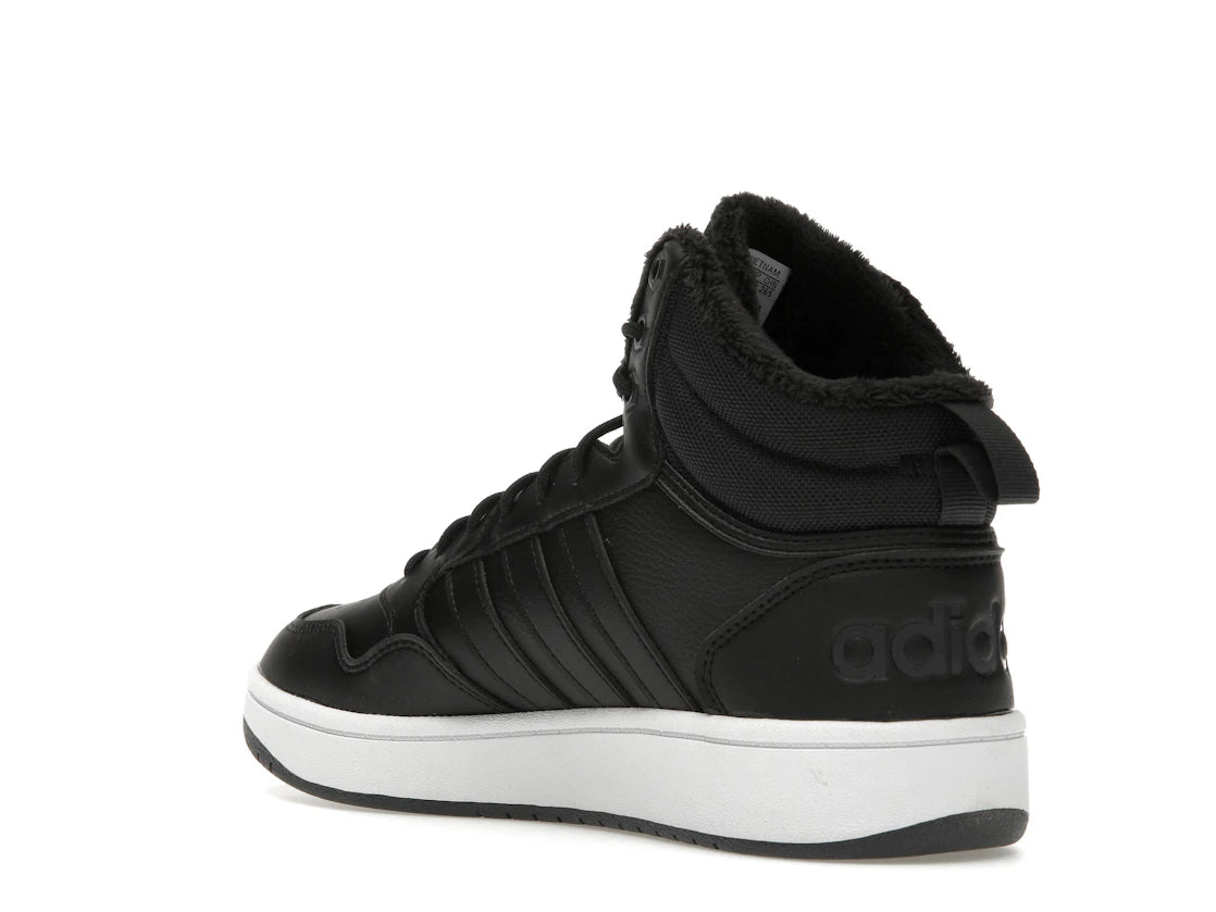 adidas Hoops 3.0 Mid Classic Fur Lining Winterized Core Black Cloud White - vue secondaire B