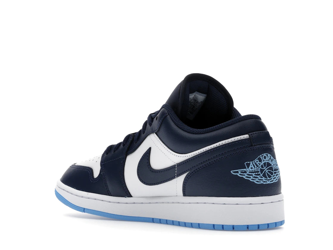Jordan 1 Low Midnight Navy University Blue - vue secondaire B