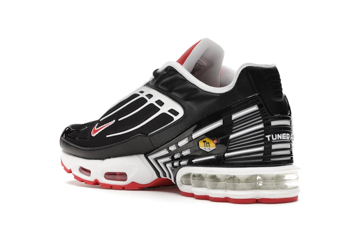 Nike Air Max Plus 3 Black White Track Red - vue secondaire B
