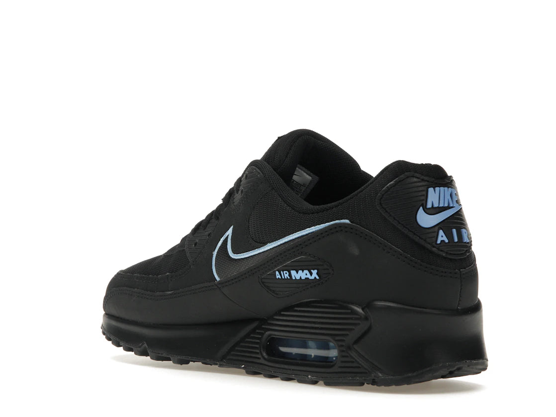 Nike Air Max 90 Black University Blue - vue secondaire B