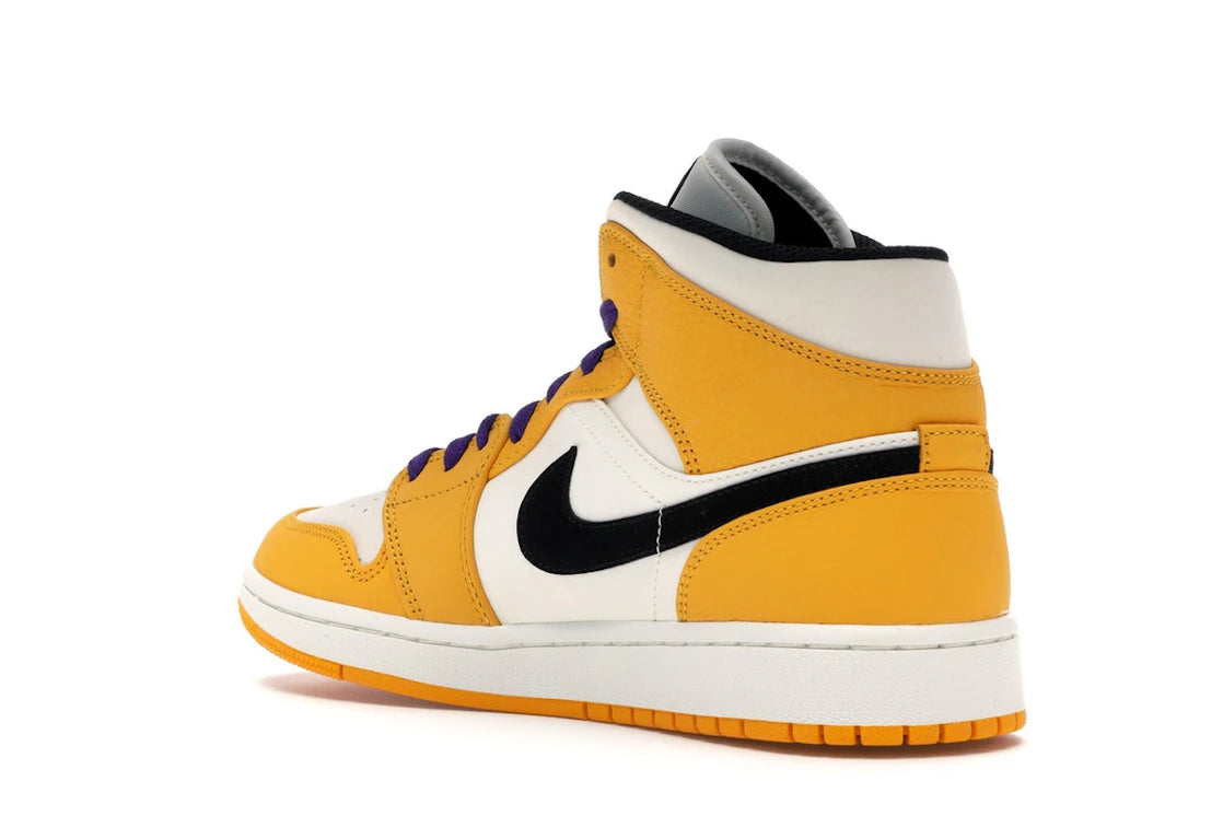 Jordan 1 Mid SE Lakers - vue secondaire B