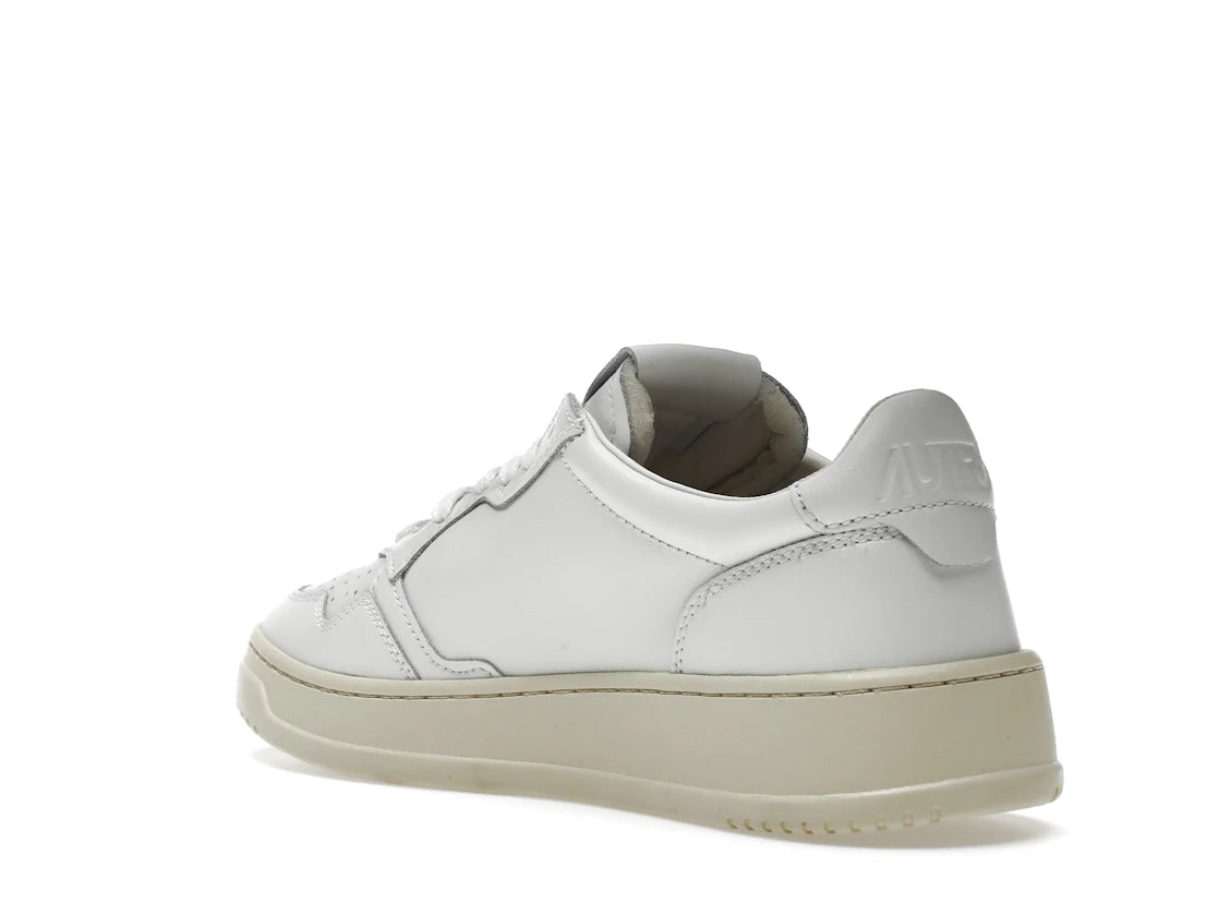 Autry Medalist Leather Low White - vue secondaire B