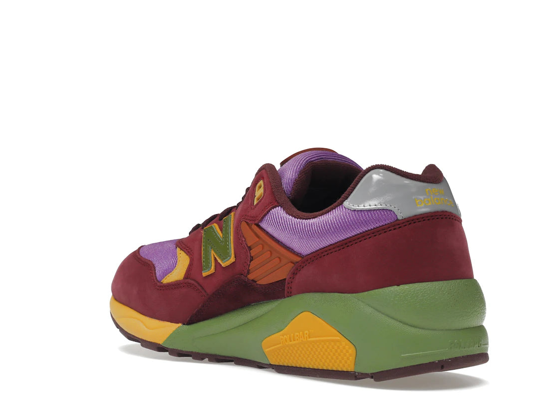 New Balance 580 Stray Rats Maroon Purple - vue secondaire B