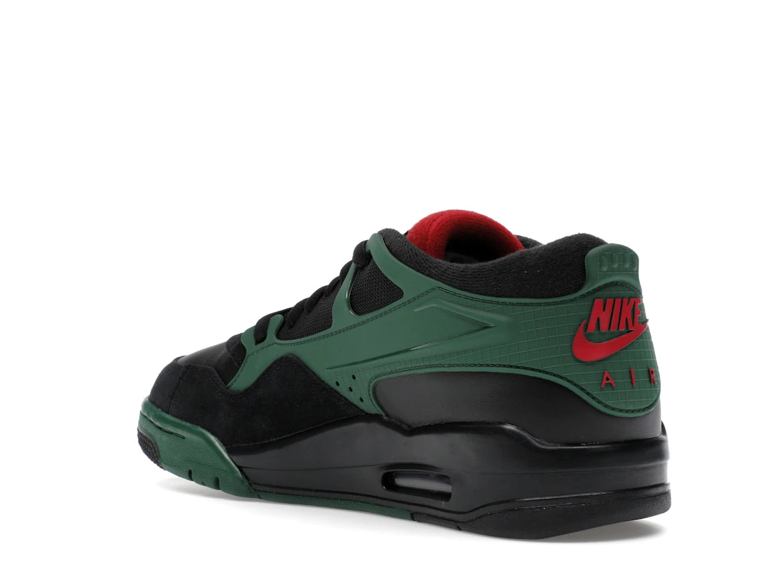 Jordan 4 RM Black Gorge Green University Red - vue secondaire B