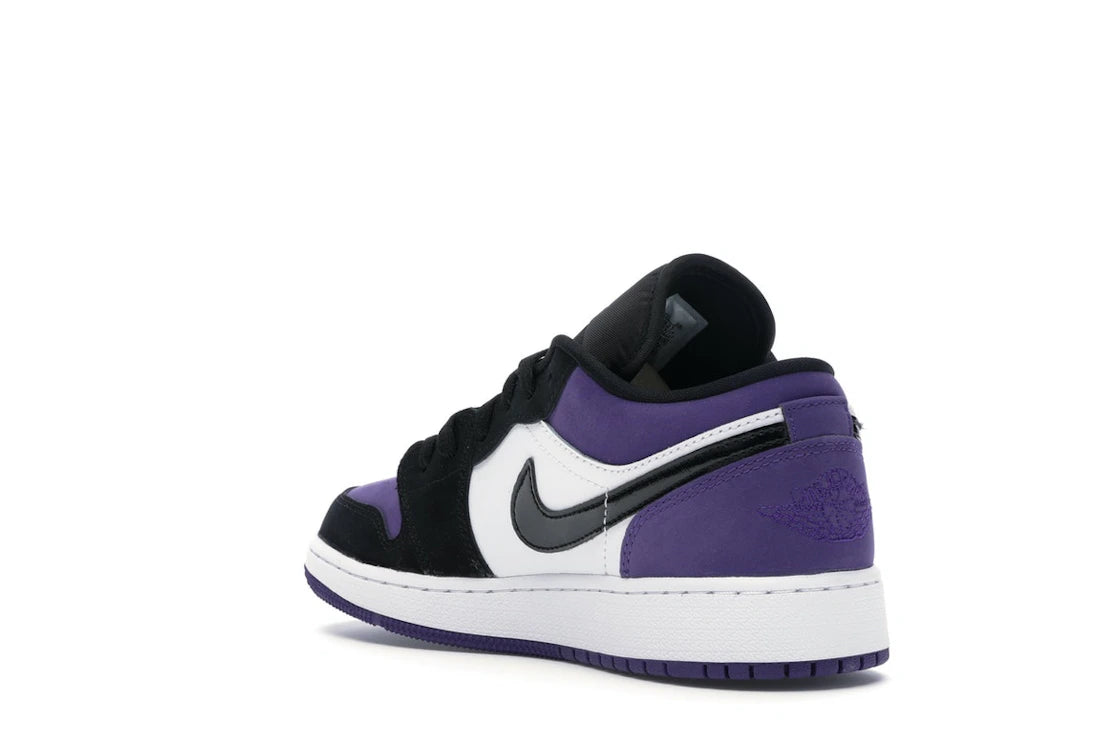 Jordan 1 Low Court Purple (GS) - vue secondaire B