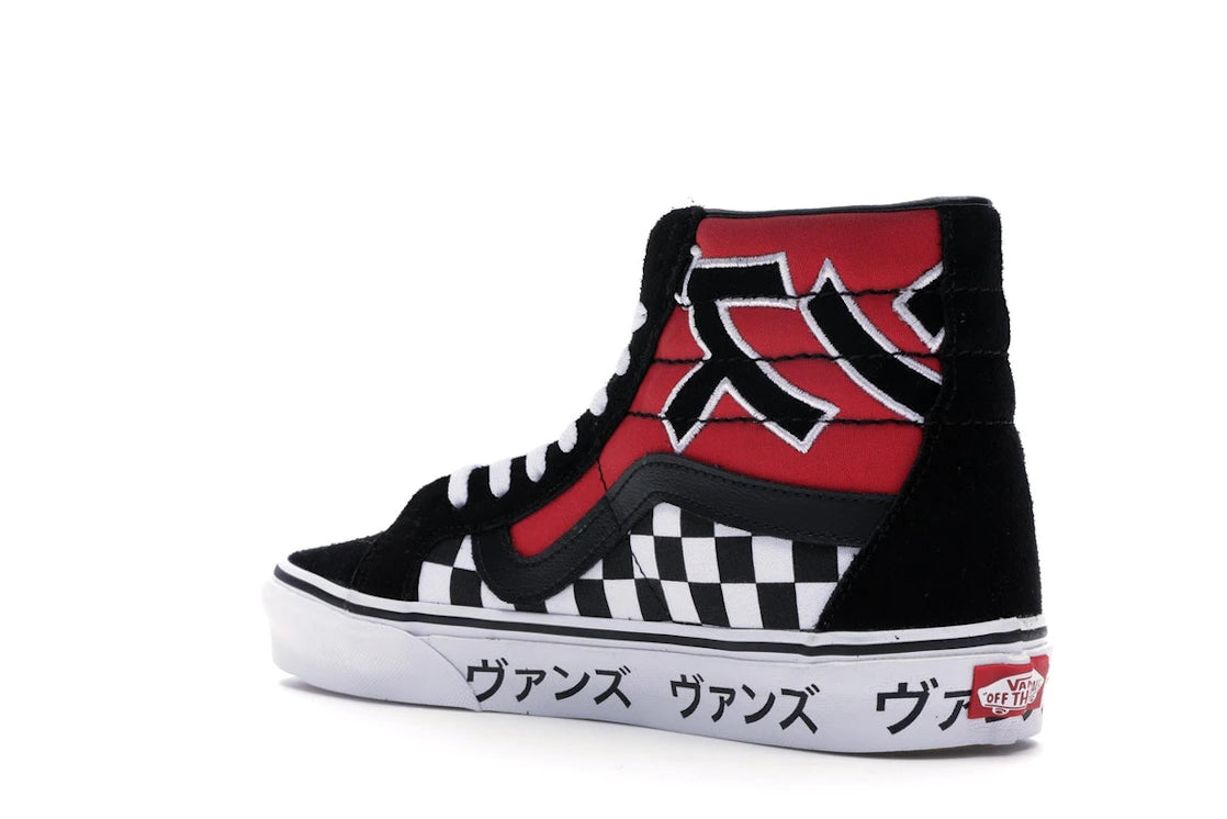 Vans Sk8-Hi Japanese Type Black Red - vue secondaire B