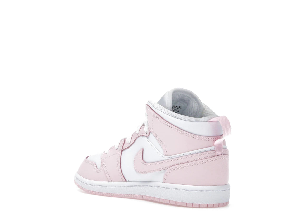 Jordan 1 Mid Pink Foam Fire Red White (PS) - vue secondaire B