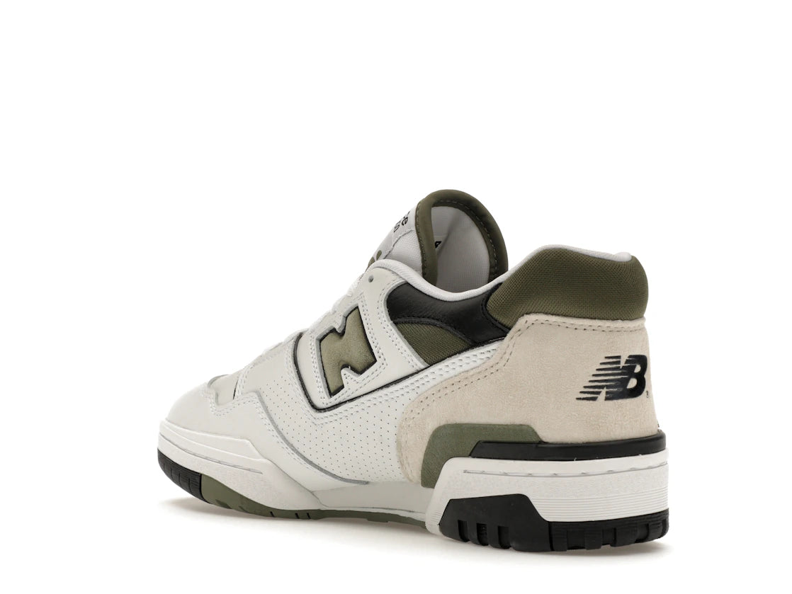 New Balance 550 White Dark Olivine - vue secondaire B