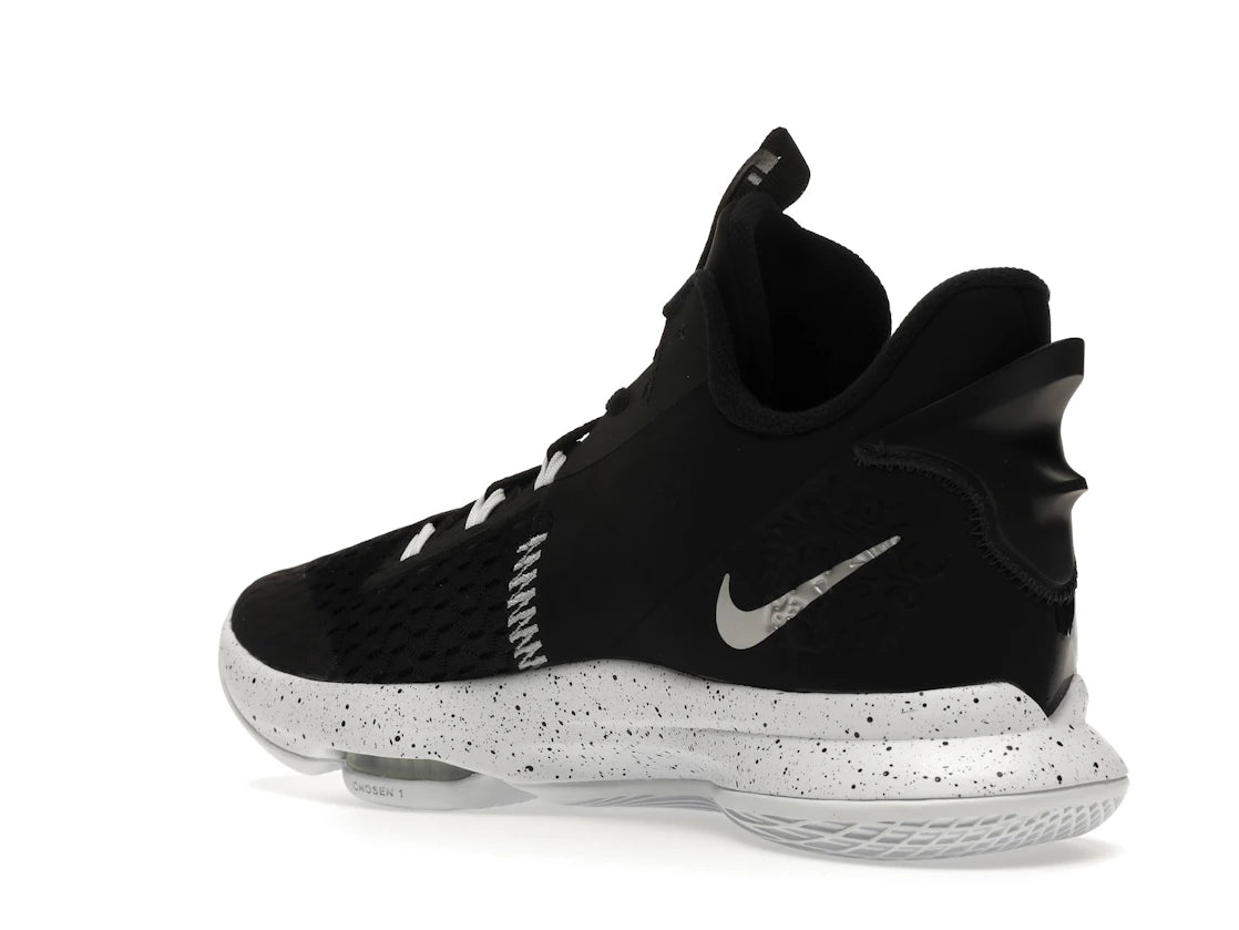 Nike LeBron Witness 5 Black Metallic Silver - vue secondaire B