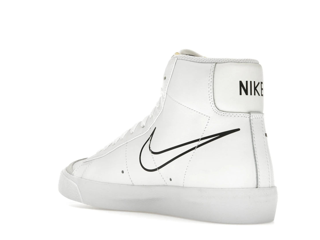 Nike Blazer Mid '77 Multi-Swoosh Bright Mandarin - vue secondaire B