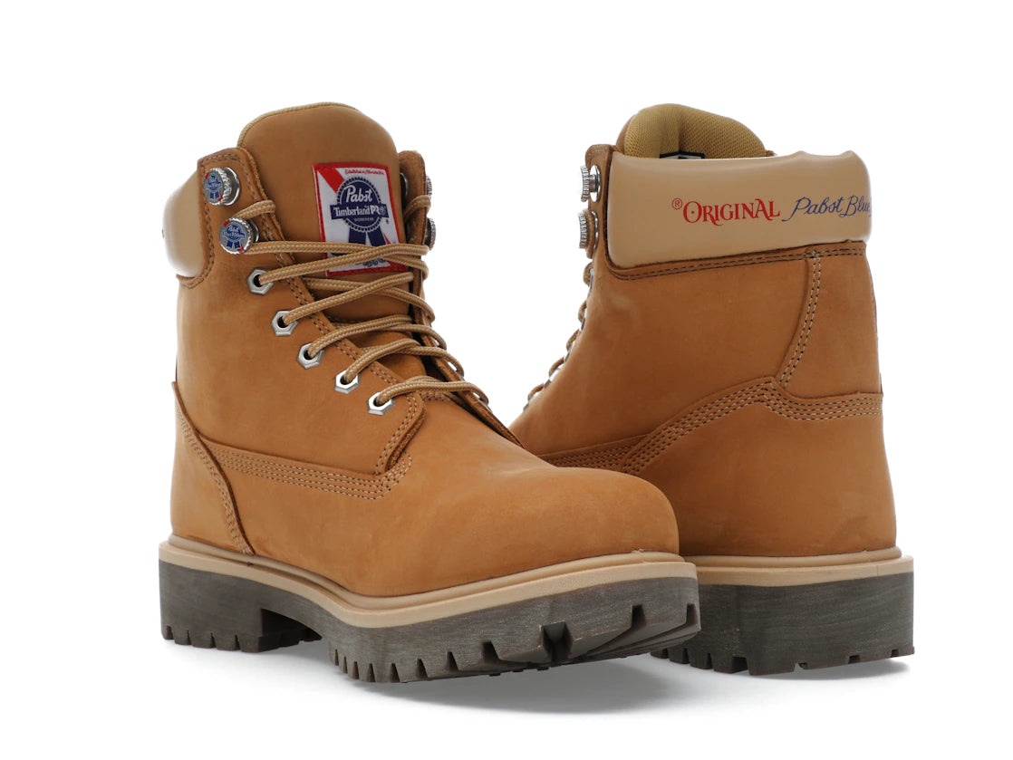 Timberland PRO 6" Soft Toe Work Boot Pabst Blue Ribbon Wheat Nubuck - vue secondaire B