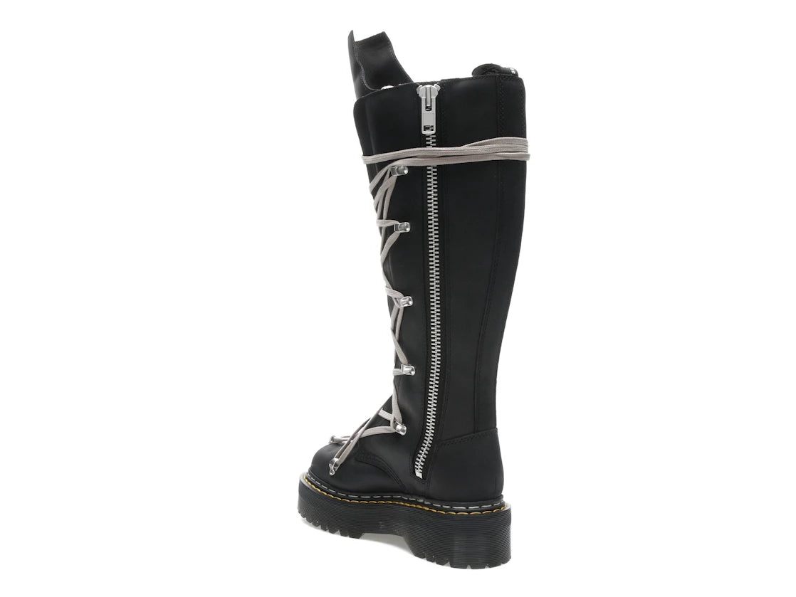 Dr. Martens 1460 DRKSHDW Quad Sole Pentalace Boot Rick Owens Black - vue secondaire B