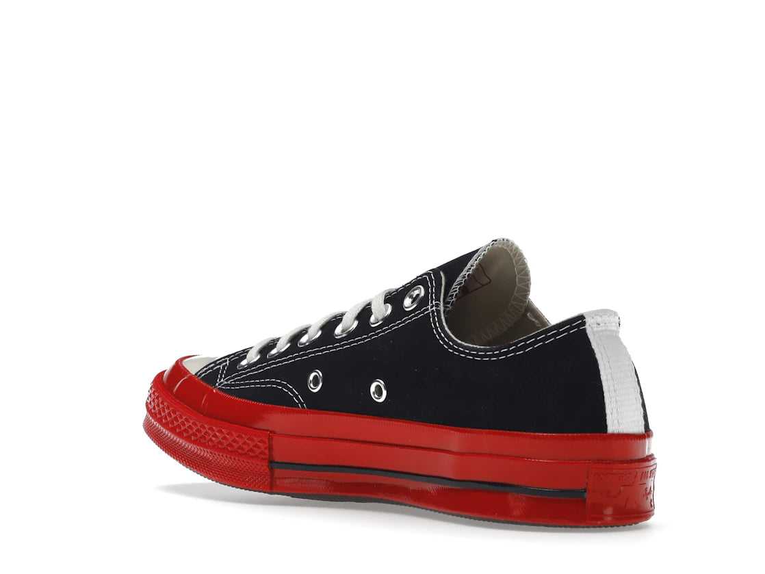 Converse Chuck Taylor All Star 70 Ox Comme des Garcons PLAY Black Red Midsole - vue secondaire B