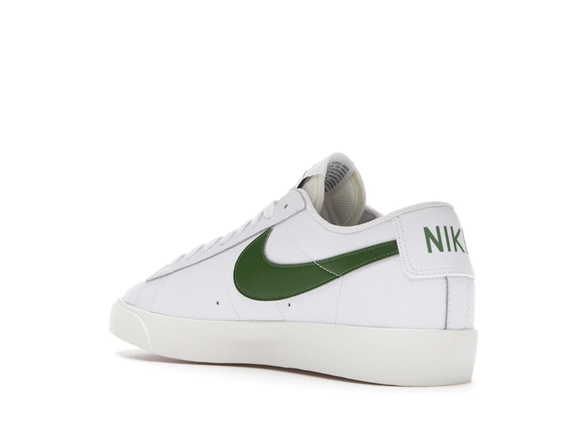 Nike Blazer Low Leather White Forest Green - vue secondaire B
