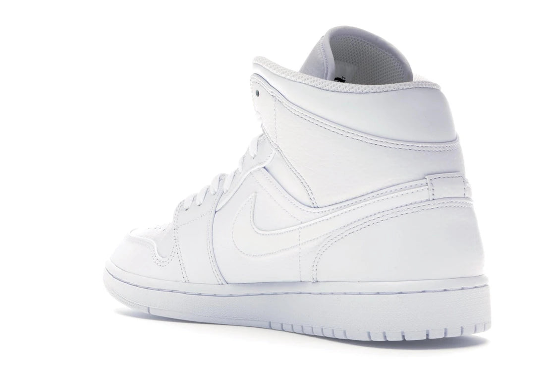 Jordan 1 Mid Triple White (2018) - vue secondaire B