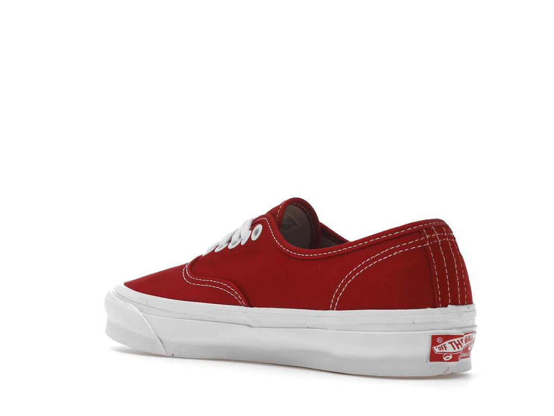 Vans OG Authentic LX Red - vue secondaire B