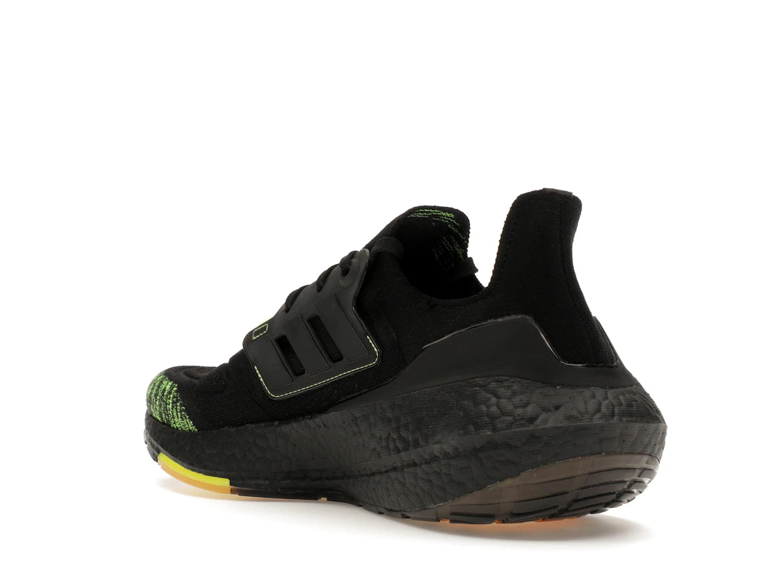 adidas Ultra Boost 22 Black Solar Yellow - vue secondaire B