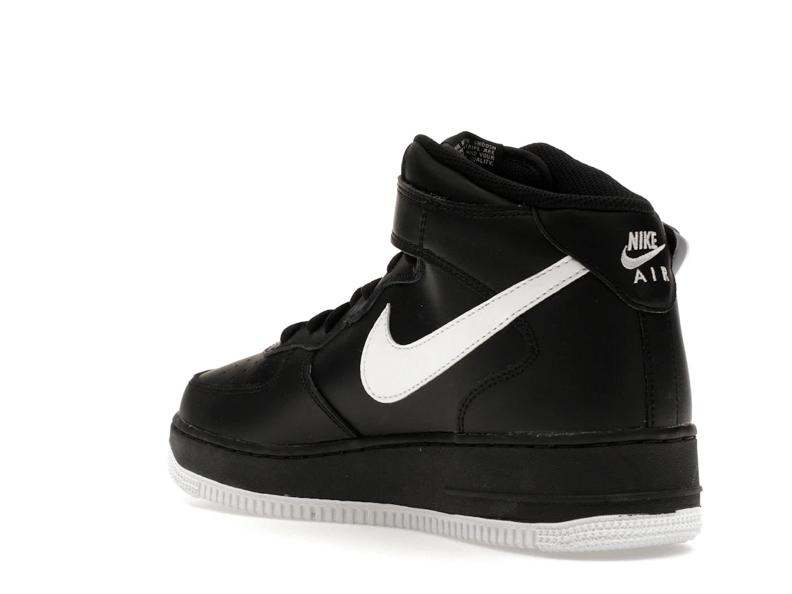 Nike Air Force 1 Mid '07 Black White Sole - vue secondaire B