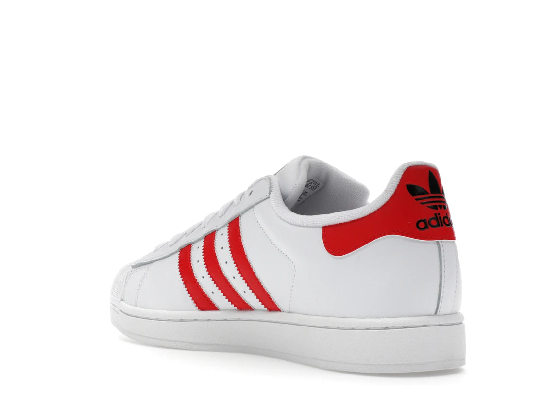 adidas Superstar II Cloud White Better Scarlet - vue secondaire B