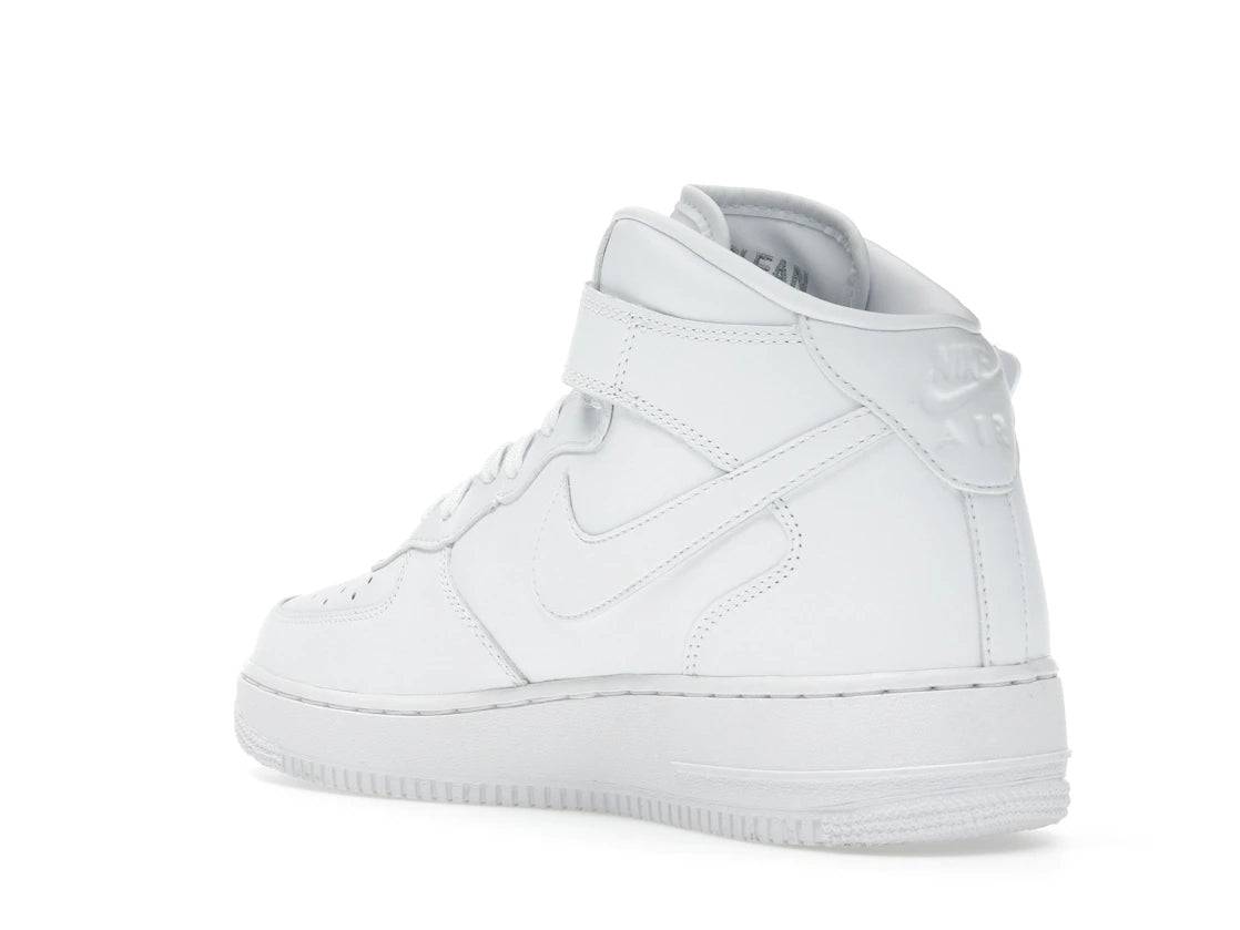 Nike Air Force 1 Mid Fresh Triple White - vue secondaire B